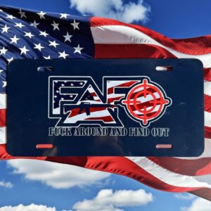 FAFO Style #1 License Plate
