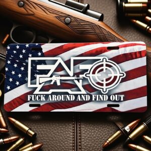 FAFO Style #2 License Plate