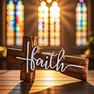 Faith Cross Statue