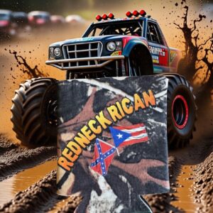 Redneck Rican Koozie