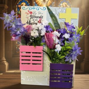 Christian Flower wall Decor